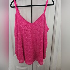 TORRID Hot Pink Sequin Tank